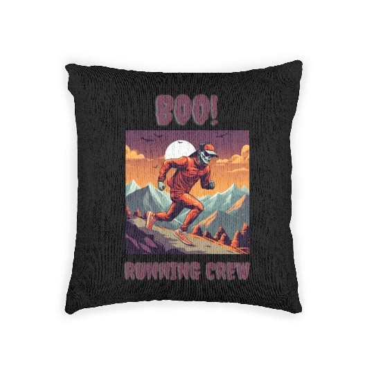 Boo Running Crew Woven Pillows