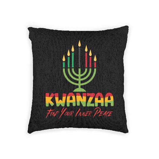 Celebrate Kwanzaa, Embrace your Inner Peace Woven Pillows