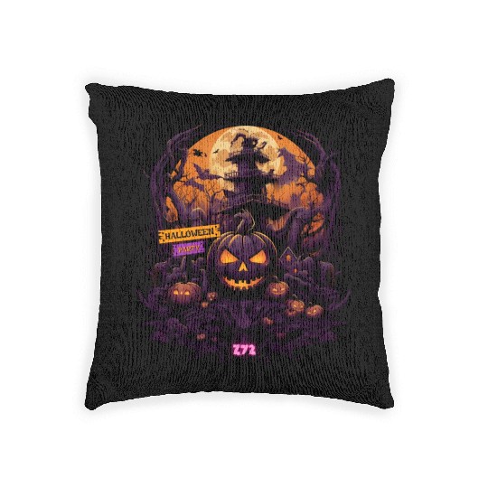 My Halloween Party Woven Pillows