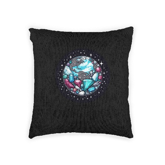 Rock Collecting: Earth's Original Bling! Geology Woven Pillows