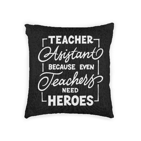 Teacher assistant Woven Pillows