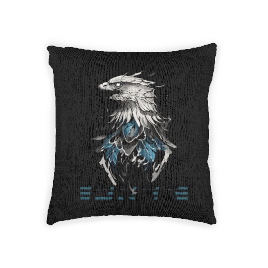 Free as the Sky: Majestic Eagle Woven Pillows