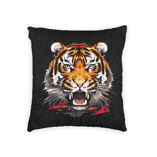 Best innovative hip hop tiger design Woven Pillows