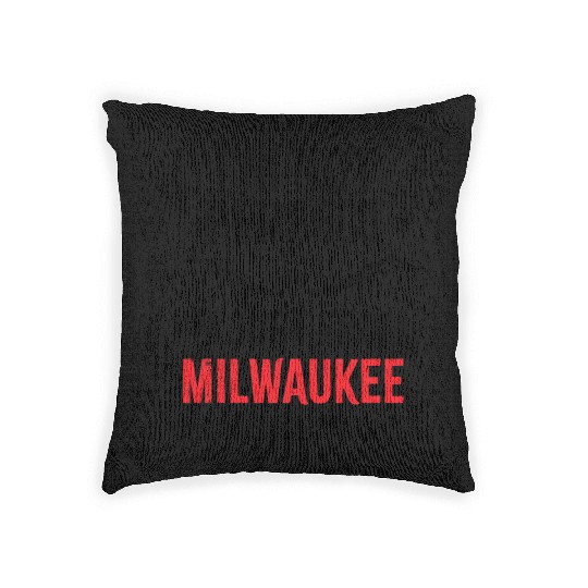 i'm not perfect i'm just from MILWAUKEE Woven Pillows