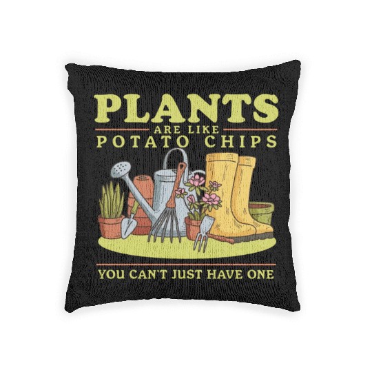 Gardener Gardening Plants Are Like Woven Pillows