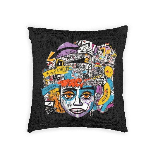 Graffiti Vizualise Woven Pillows