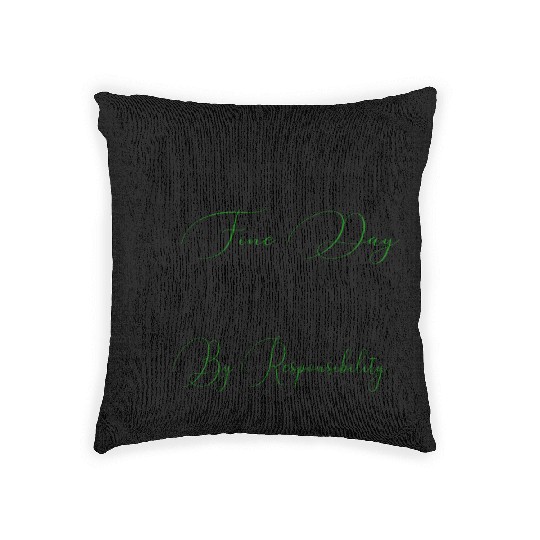 Another Fine Day Ruined by Responsibility Woven Pillows