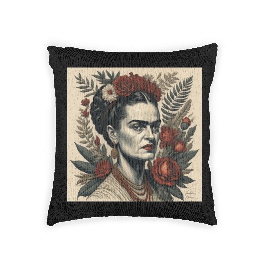 frida khalos Mug,Frida Khalo flower mug Woven Pillows