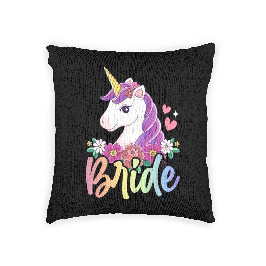 Wedding Bridal Party Woven Pillows