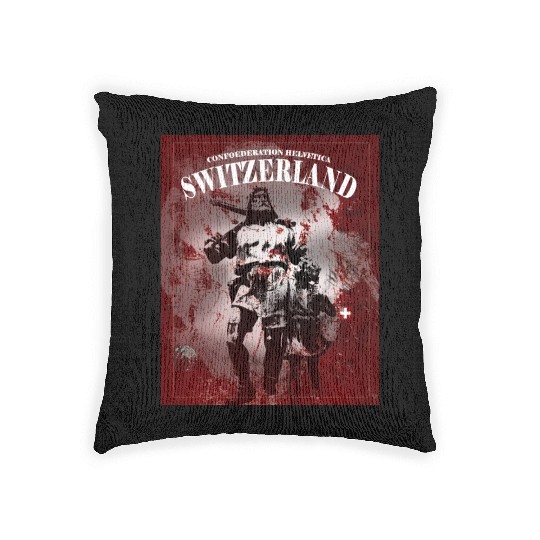 Switzerland Woven Pillows - Wilhelm Tell - print yourself