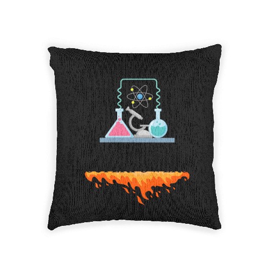 Inner Hero to Forget Lab Safety for Superpowers Woven Pillows