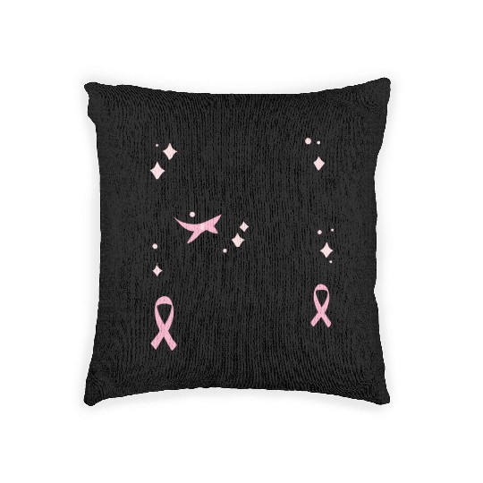 Real Superheroes Wear Pink! Woven Pillows