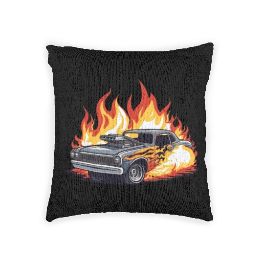 Demo Derby Demolition Derby Demolition Derby Lover Woven Pillows