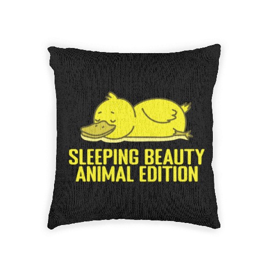 Sleeping Beauty, Animal Edition Pajamas Woven Pillows