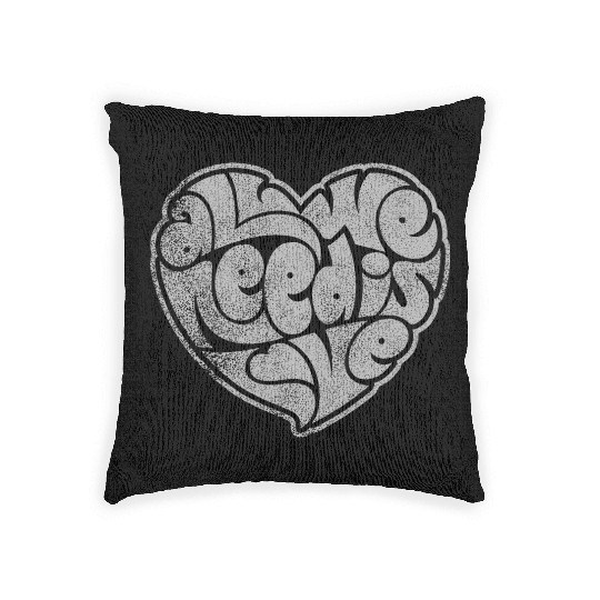 ALL WE NEED IS LOVE Woven Pillows