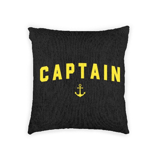 Navy Blue Captain Woven Pillows