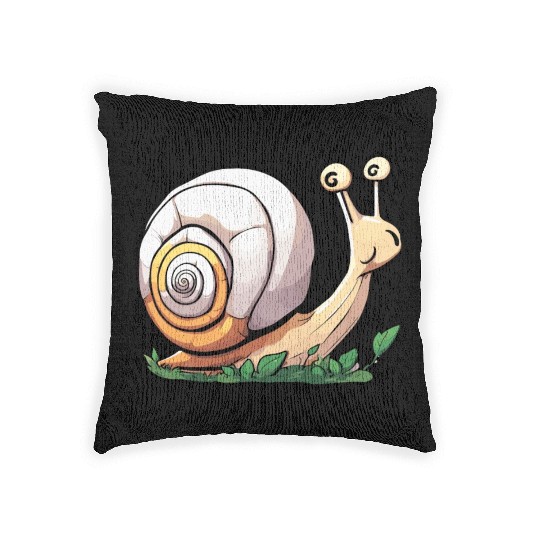 Snail / Animal / Slimy / Meadow / Grass / Pet Woven Pillows