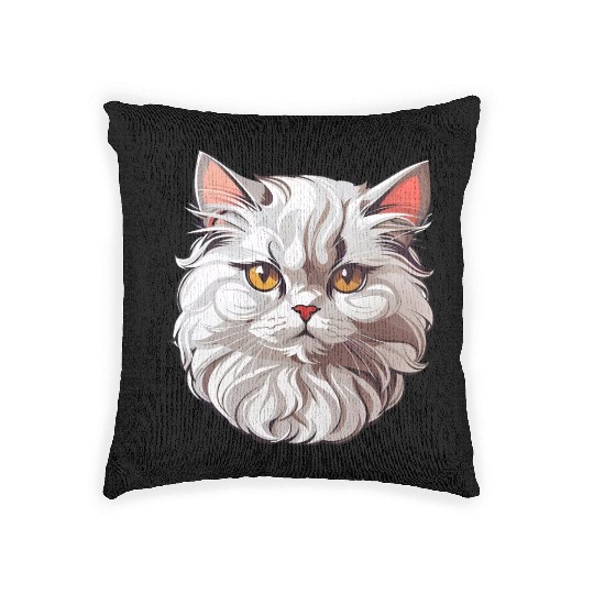 Persian Cat Woven Pillows