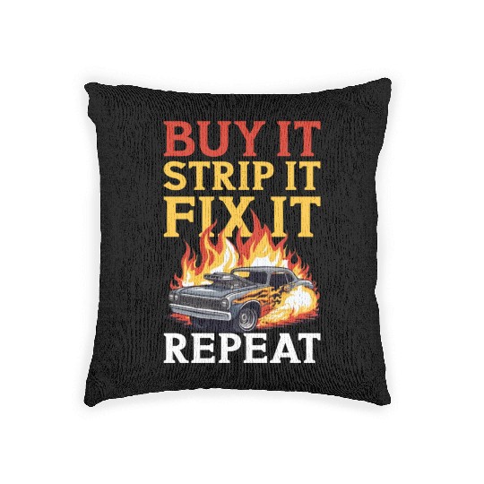 Demo Derby Demolition Derby Demolition Derby Lover Woven Pillows