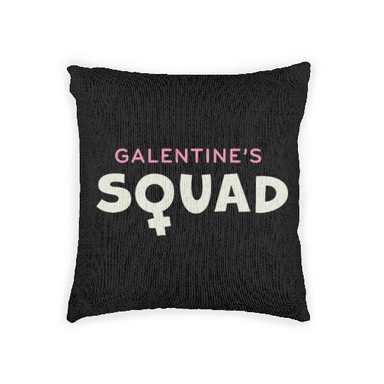 Be My Galentine. Galentine's Day Woven Pillows