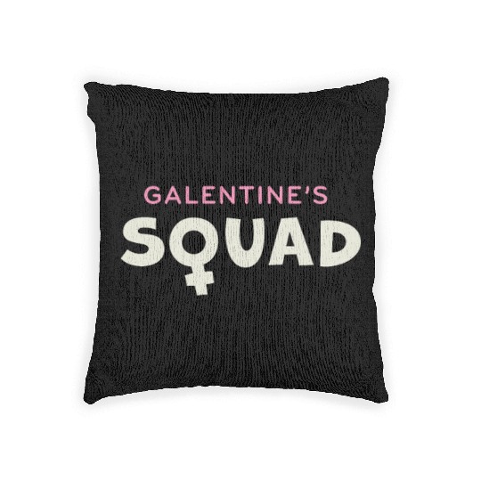 Be My Galentine. Galentine's Day Woven Pillows
