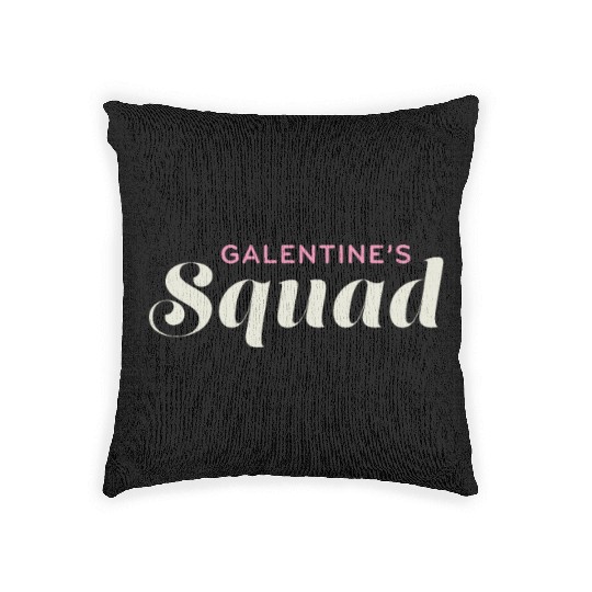 Be My Galentine. Galentine's Day Woven Pillows
