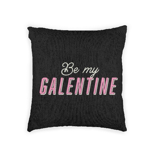 Be My Galentine. Galentine's Day Woven Pillows