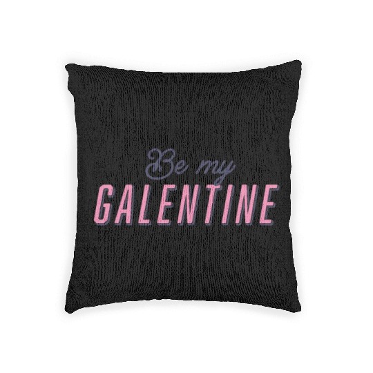 Be My Galentine. Galentine's Day Woven Pillows