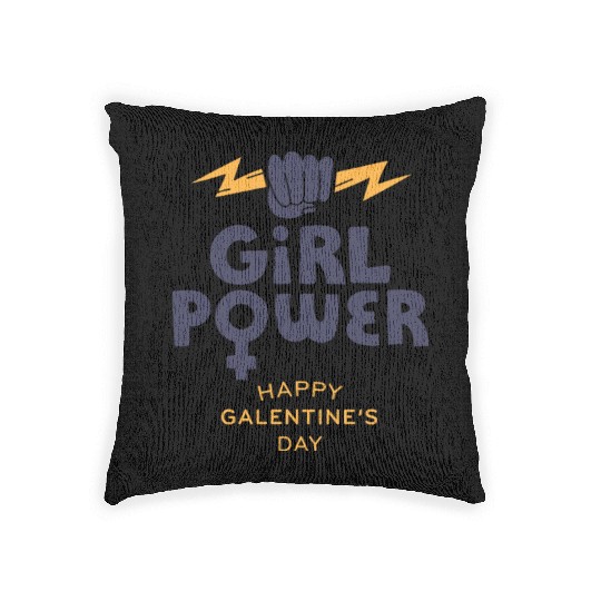 Be My Galentine. Galentine's Day Woven Pillows