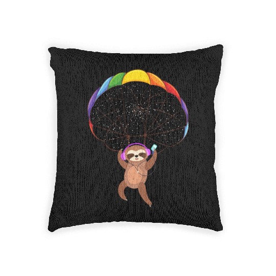 Sloth Skydrive Woven Pillows
