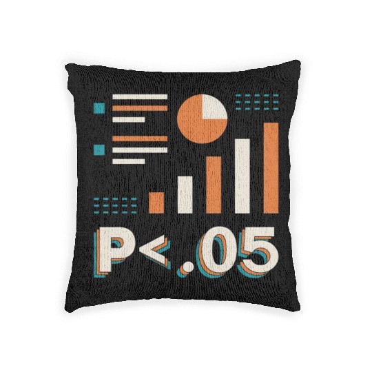 Data Analyst P < .05 Computer Science Programming Woven Pillows