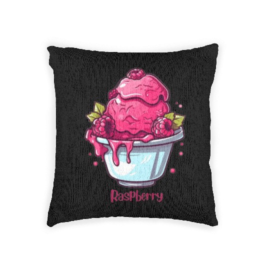 Raspberry Woven Pillows