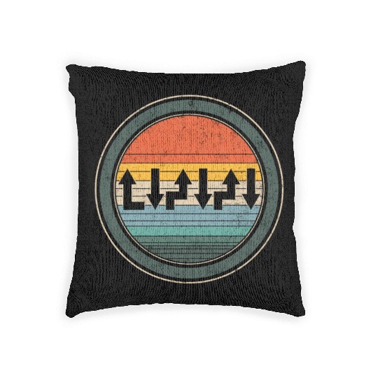 Automotive Woven Pillows, Six Speed For The Love Of