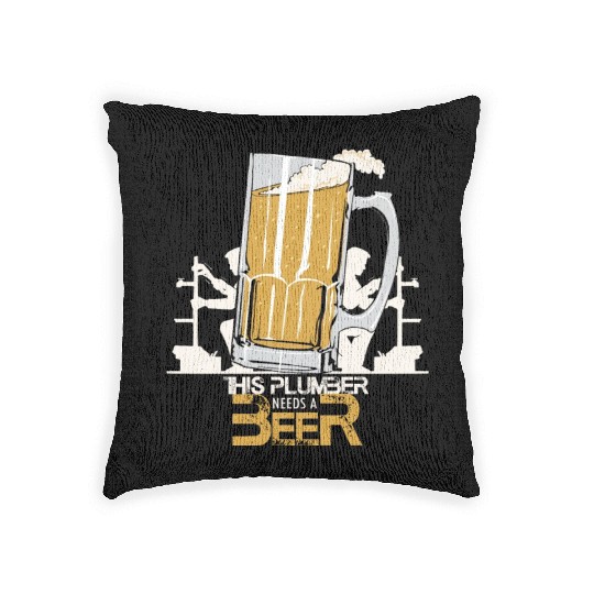 I LOVE BEER Woven Pillows