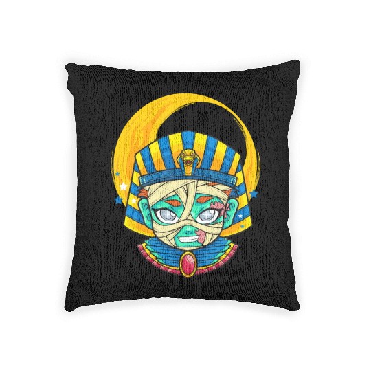 Halloween Cute Mummy Woven Pillows