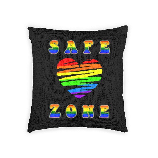 Safe Zone LGBTQ+ Woven Pillows