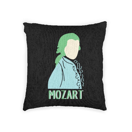 Funny classical music gift for music teacher Woven Pillows