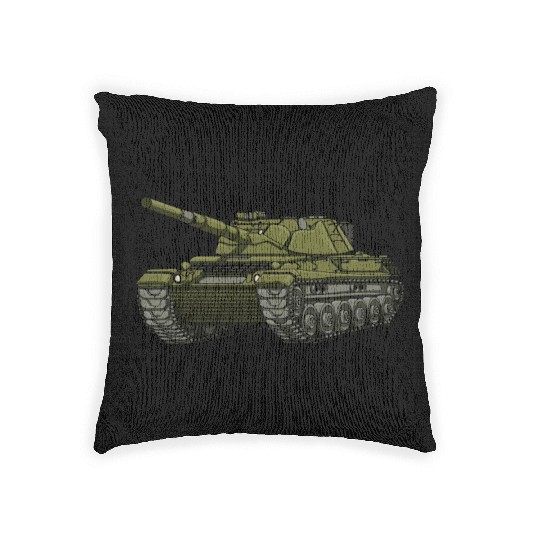 Tiger Tank World War II German Military Tank WW2ta Woven Pillows