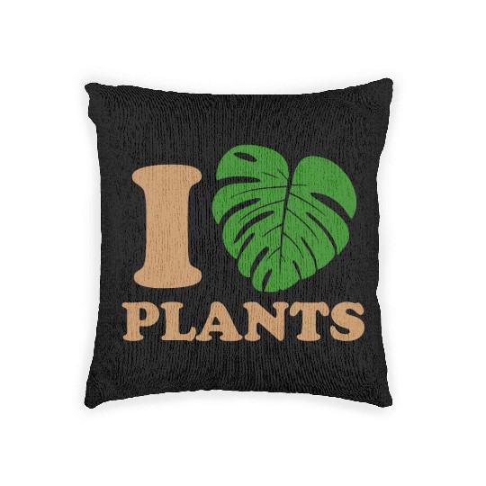 I love plants Woven Pillows