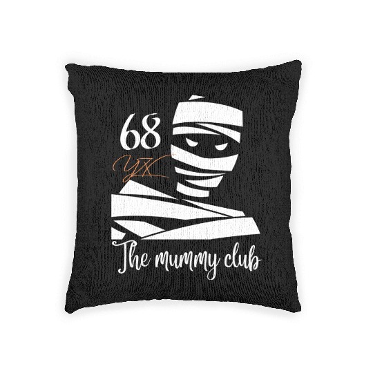 The mummy club Woven Pillows