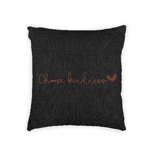 Choose kindness Woven Pillows