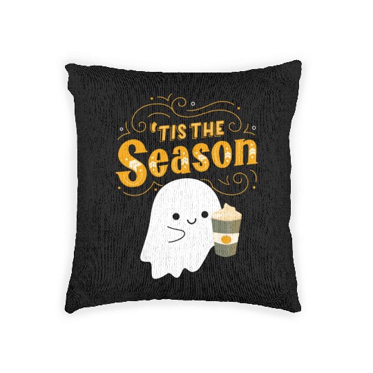 Tis the season pumpkin spice Woven Pillows