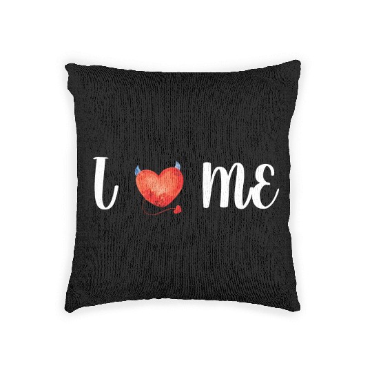 I Love Me Valentine s Day Woven Pillows