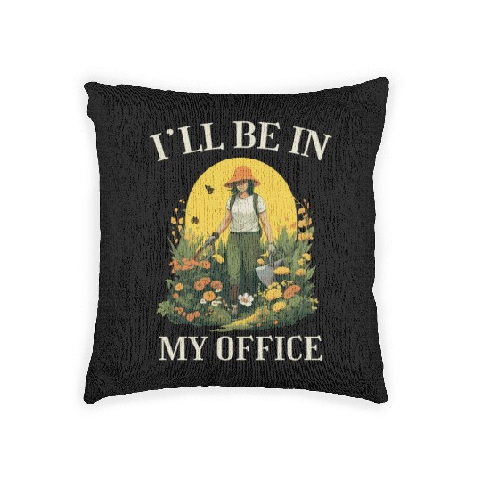 Gardening Garden-plants Flowers-Gardener Gardener Woven Pillows