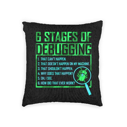 Programmer Funny Gift for Software Developers Woven Pillows