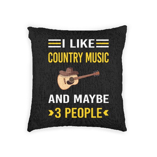 3 People Country Music Woven Pillows