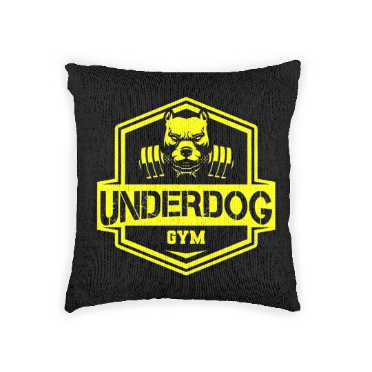 Pitbull - Underdog GYM Woven Pillows