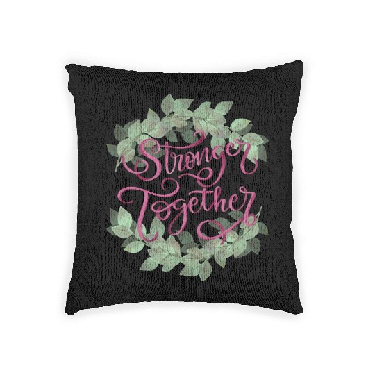 Hopeful Hearts Embrace Woven Pillows