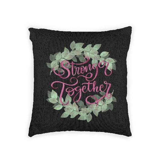 Hopeful Hearts Embrace Woven Pillows