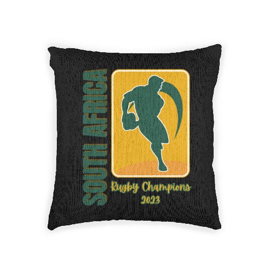 South Africa Rugby Champions 2023 Woven Pillows